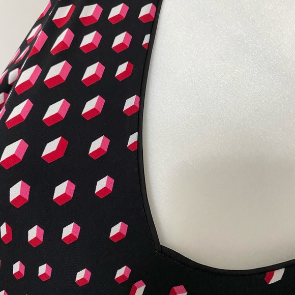 WHBM dress XS super cute! Pink black white - Picture 4 of 7